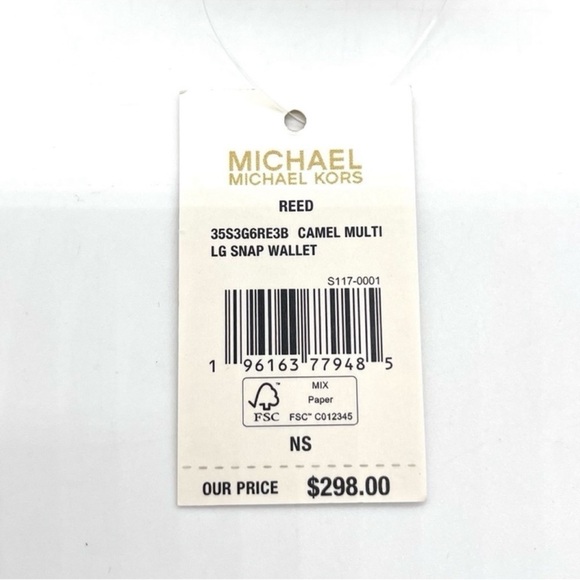 Michael Kors Reed Large Snap Bifold Wallet - Picture 7 of 7